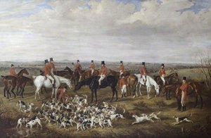 Lord Anson's Hunt At A Meet On The Plain — William Webb