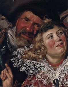 Fêtards Du Mardi Gras (détail) — Frans Hals I