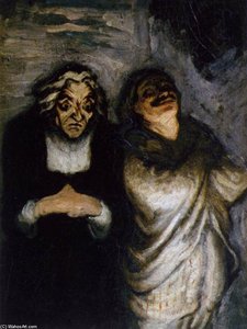 Scene From A Comedy — Honoré Daumier