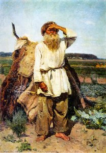 Old Man In A Kitchen Garden — Vasily Ivanovich Surikov