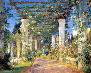 Pergola At The Hotel Samarkand, Santa Barbara — Colin Campbell Cooper