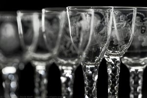 Goblets With Stipple-engraving — David Wolff