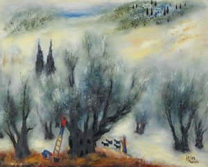 Landscape With Kinnereth — Reuven Rubin
