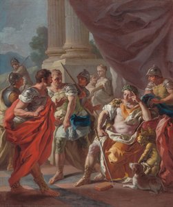 Alexander Condemning False Praise — Francesco De Mura