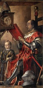 Prince Federico Da Montefeltro And His Son — Pedro Berruguete