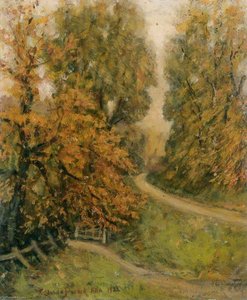 Lawrence Street In Autumn, Mill Hill — Henry Childe Pocock