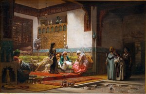 Moorish Interior — Frederick Arthur Bridgman