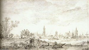 View Of Delft From The North — Jan Josephszoon Van Goyen