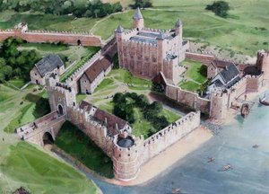 Artist's Impression Of The Tower Of London Site, 1200 — Ivan Lapper