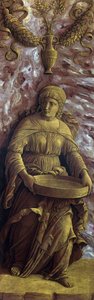 The Vestal Virgin Tuccia With A Sieve — Andrea Mantegna