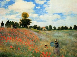 Poppies Przy Argenteuil — Claude Monet
