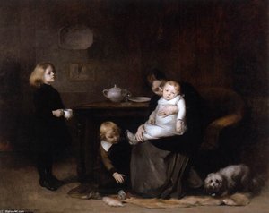 The Sick Child — Eugène Anatole Carrière