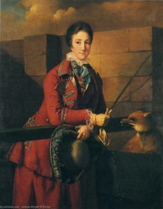 Mrs Wilmot In Riding Dress — Joseph Wright Of Derby
