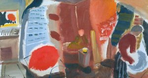 Interior, Boy In Bed — Ivon Hitchens
