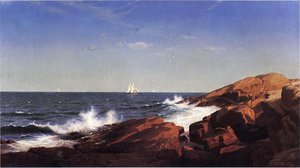 Rocks At Narragansett (also Known As Rocks At Nahant) — William Stanley Haseltine
