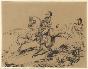 Napoleon On Horseback — Antoine-jean Gros