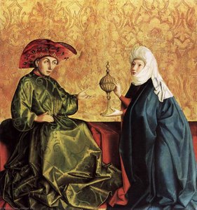 King Solomon And The Queen Of Sheba — Konrad Witz
