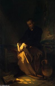 Tasso In The Prison — Louis Gallait