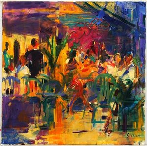 Cafe De La Place, St Paul De Vence — Peter Graham Li