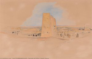Temple Of Edfou, Upper Egypt — John Frederick Lewis