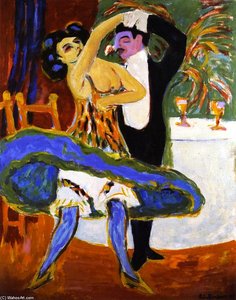 Varieté, Angol Táncpáros — Ernst Ludwig Kirchner
