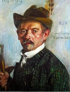Selbstporträt Mit Tirolerhut — Lovis Corinth