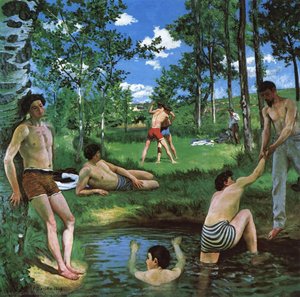 Vannujad (suvemaastik) — Jean Frédéric Bazille