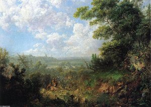 Untitled (also Known As Landscape With Indians) — William Mason Brown