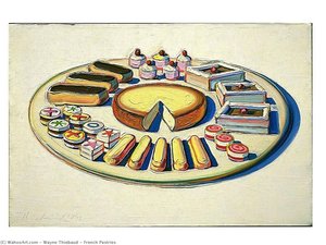 French Pastries — Wayne Thiebaud