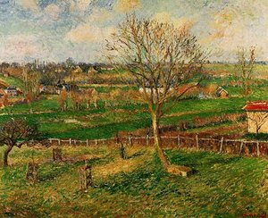 Paesaggio, Campi, Eragny — Camille Pissarro