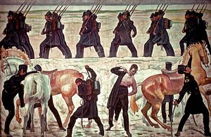 Jena Students Depart For The War Of Liberation, 1813 — Ferdinand Hodler