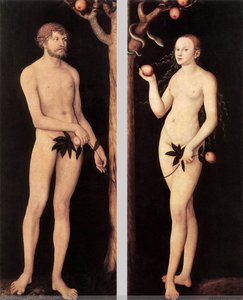 Adamo Ed Eva — Luca Cranach Il Vecchio