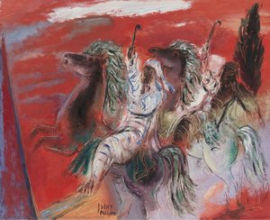 Storm In The Negev, (1960s) — Reuven Rubin
