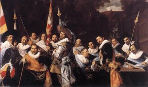 Poručíci A Seržanti Haarlemského Občanského Strážního Sboru — Frans Hals I