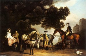 The Milbanke And Melbourne Families — George Stubbs