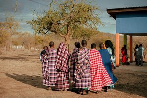 Women Gather To Paint — Vibhor Yadav