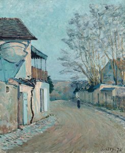 Rue De La Princesse, Invierno (rue De La Princesse, L — Alfred Sisley