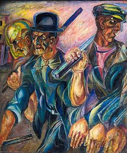 American Workers — David Davidovich Burliuk