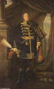 Portrait Of János Buttler — Miklós Barabás