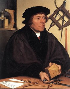 Portrett Av Nikolaus Kratzer — Hans Holbein Den Yngre