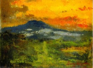 Landscape With Mountains — Elliott Daingerfield