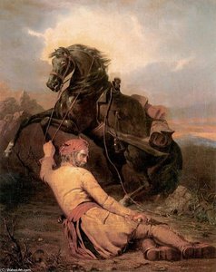 The Fallen Trapper — William Tylee Ranney