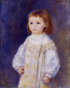 Das Mädchen Im Weißen Kleid — Pierre-auguste Renoir