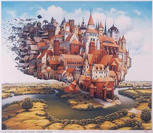 Loading Cities — Jacek Yerka