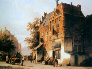 Westermarket In Amsterdam — Cornelis Springer