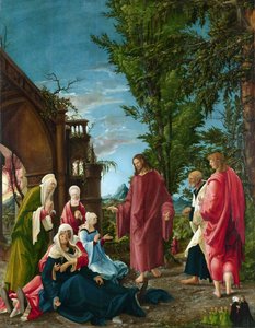Christ Taking Leave Of His Mother — Albrecht Altdorfer