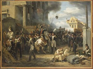 La Barrière De Clichy. Défense De Paris, Le 30 Mars 1814 — Émile Jean-horace Vernet