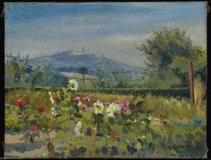Jardin Au Loin Mont Saint Vincent — Henri Georges Dupetit
