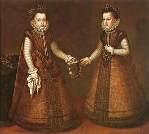 Infantas Isabel Clara Eugenia And Catalina Micaela — Alonso Sánchez Coello