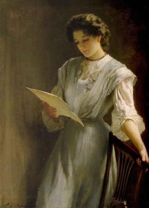 Reading The Letter — Thomas Benjamin Kennington